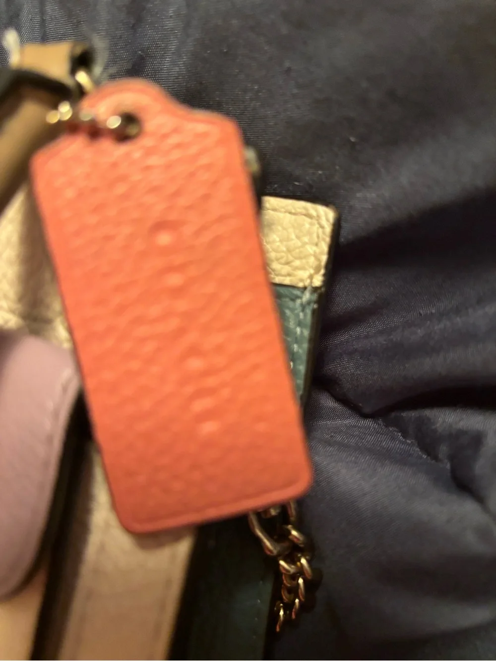 Coach crossbody cream